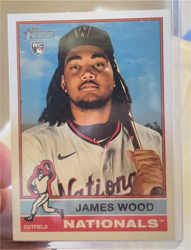 2025 Topps Heritage #231 James Wood — front