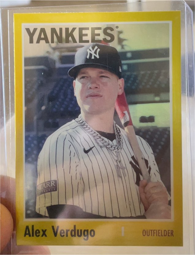 2024 Topps Archives #197 Alex Verdugo New York Yankees — front