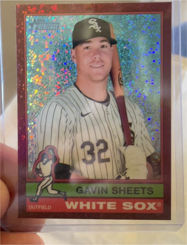 2025 Topps Heritage #464 Gavin Sheets — front