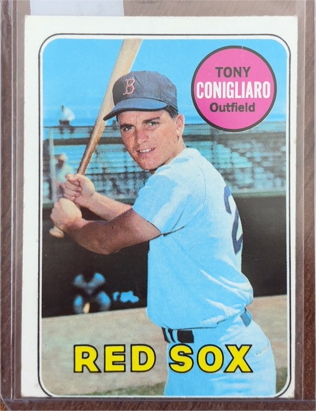 1969 Topps Baseball #330 Tony Conigliaro — front