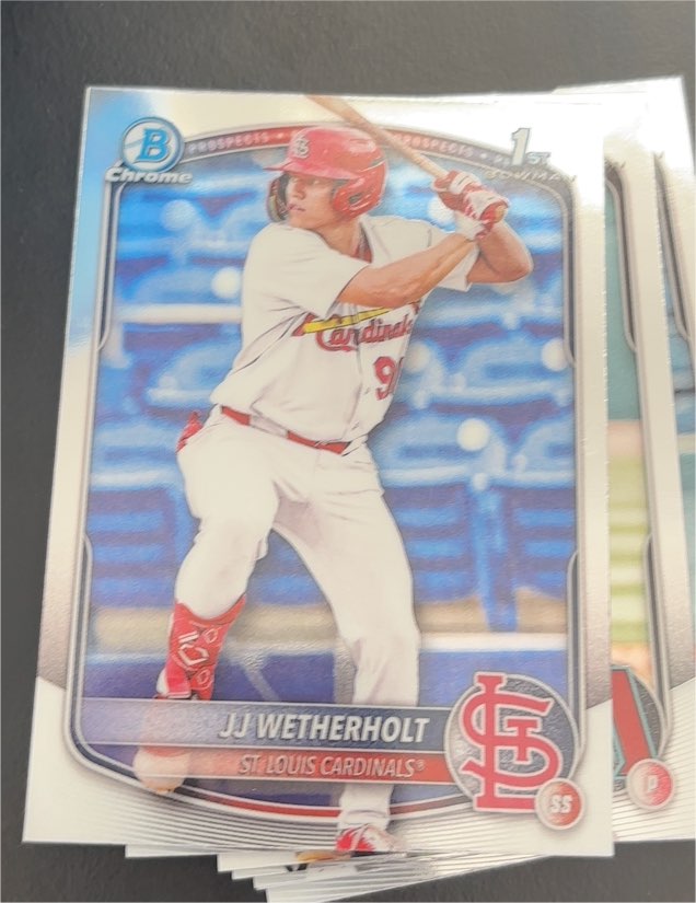 2025 Bowman Chrome #BCP-22 JJ Wetherholt — front