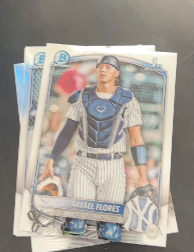 2025 Bowman Chrome #BCP-34 Rafael Flores — front