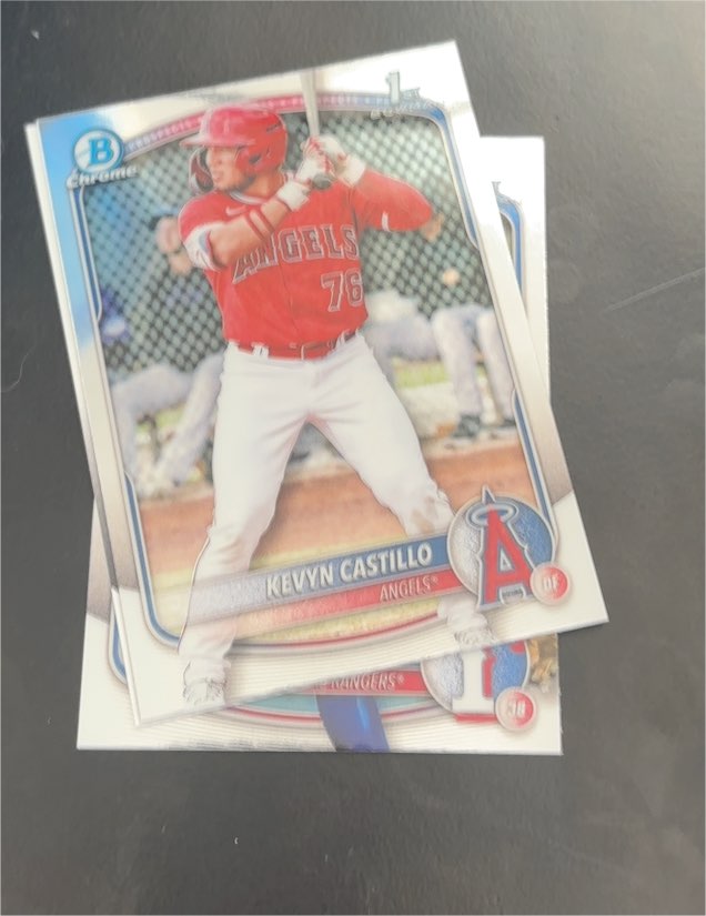 2025 Bowman Chrome Prospects #BCP-82 Kevyn Castillo — front