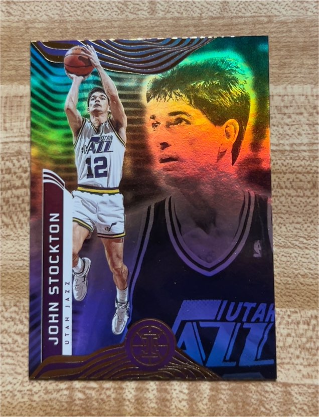 2021-22 Panini Illusions #139 John Stockton — front