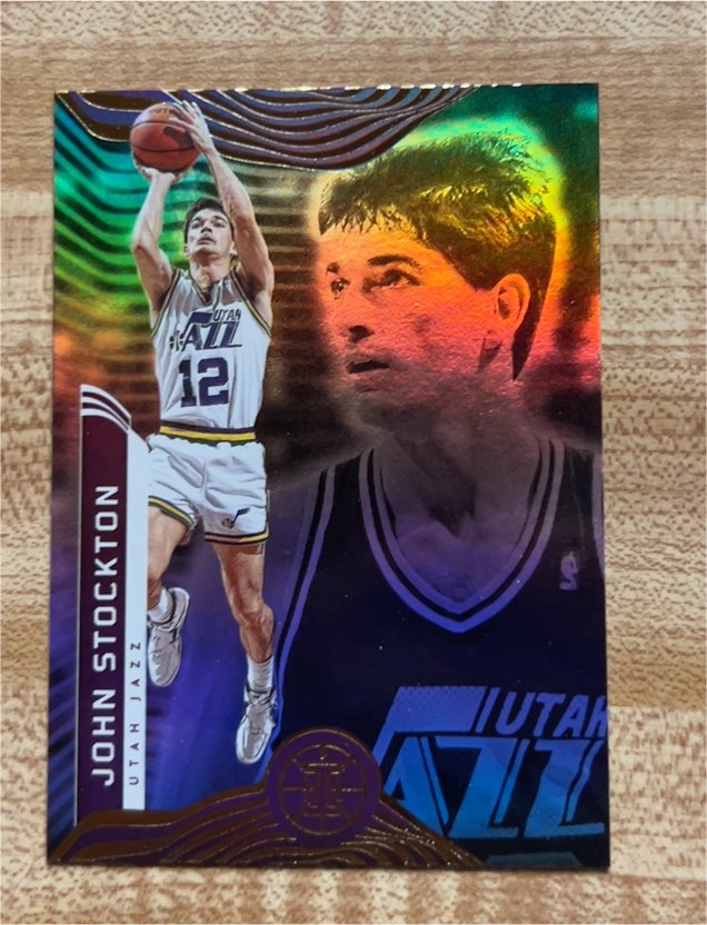 2021-22 Panini Illusions #139 John Stockton — front