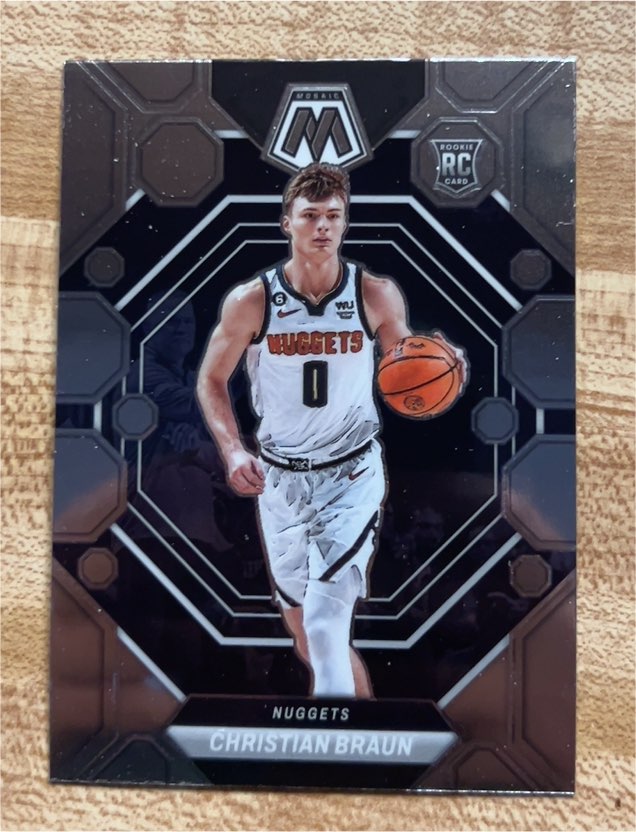 2022-23 Panini Mosaic #240 Christian Braun — front