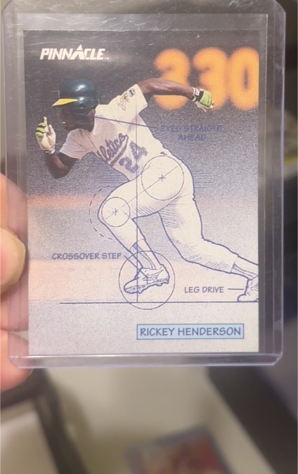 1992 Pinnacle #614 Rickey Henderson — front