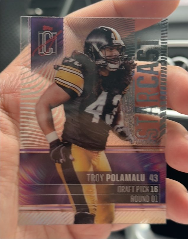 2024 Topps Signature Class #SC-13 Troy Polamalu — front