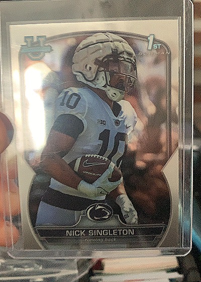 2022 Bowman University Chrome #87 Nick Singleton — front