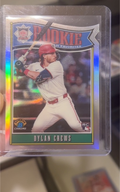 2025 Bowman Chrome Rookie of the Year Favorites #ROY-1 Dylan Crews — front