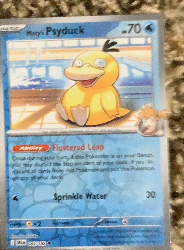 2025 Pokémon TCG Destined Rivals #045 Misty's Psyduck — front