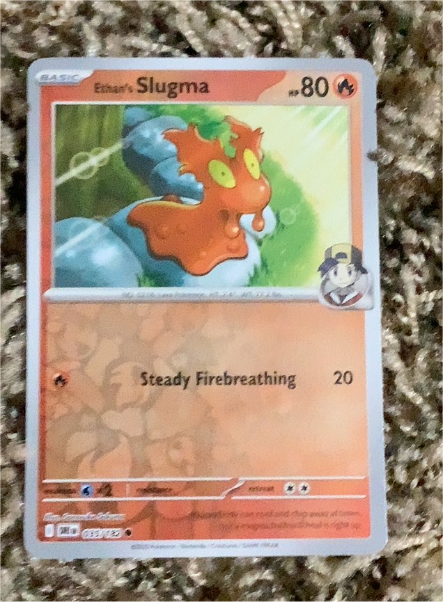 2025 Pokémon Scarlet & Violet Destined Rivals #35 Ethan's Slugma — front