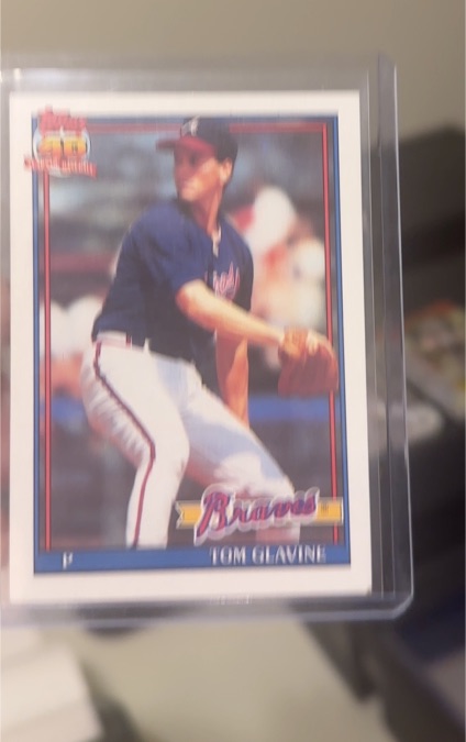 1991 Topps #82 Tom Glavine — front