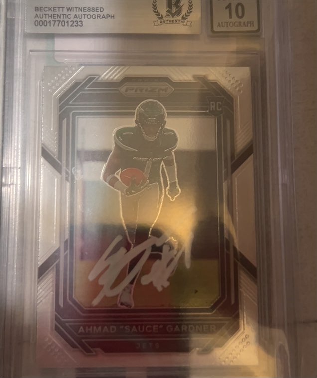 2022 Panini Prizm Football #341 Ahmad "Sauce" Gardner RC — front