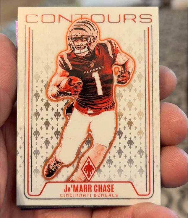 2024 Panini Phoenix #CON-JCE Ja'Marr Chase Contours — front