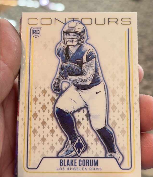 2024 Panini Phoenix Contours #CON-BCM Blake Corum — front