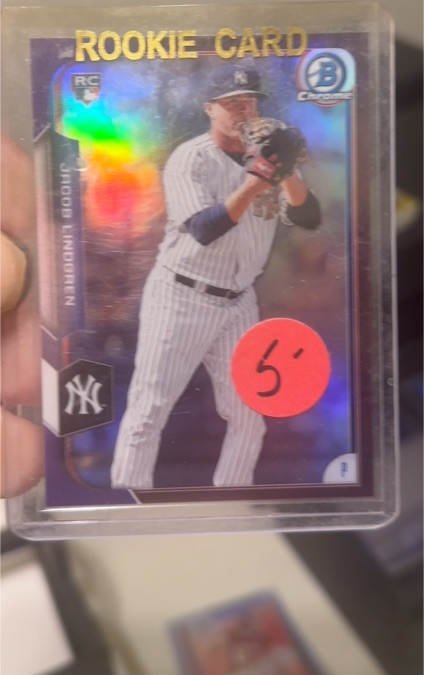 2016 Bowman Chrome #RC Jordan Lindgren — front