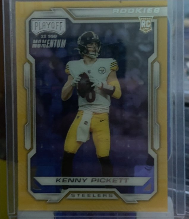 2022 Panini Chronicles Playoff Momentum #PMR-1 Kenny Pickett Rookie — front