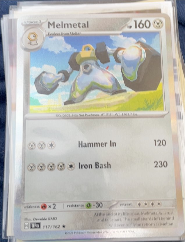 2024 Pokémon SV05: Temporal Forces #117 Melmetal — front