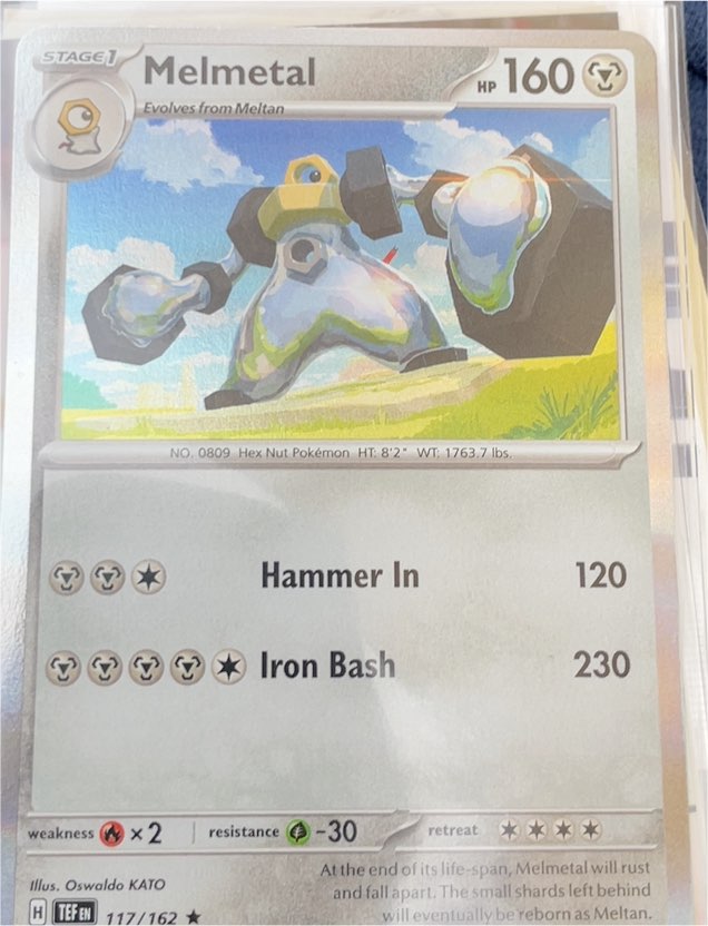 2022 Pokémon SV05: Temporal Forces #117 Melmetal — front