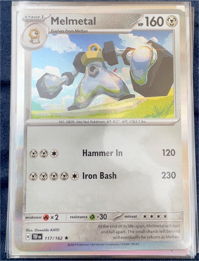 2024 Pokémon Scarlet & Violet Temporal Forces #117 Melmetal — front