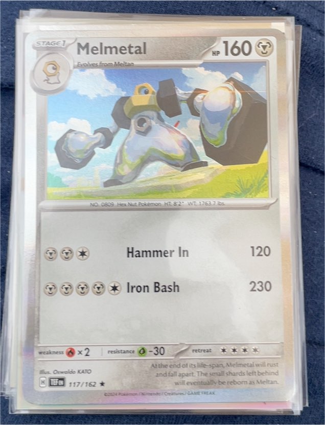 2024 Pokémon SV05: Temporal Forces #117 Melmetal — front