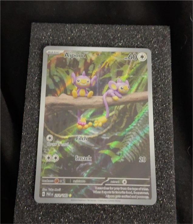 2023 Pokémon SV04 Paradox Rift #211 Aipom — front