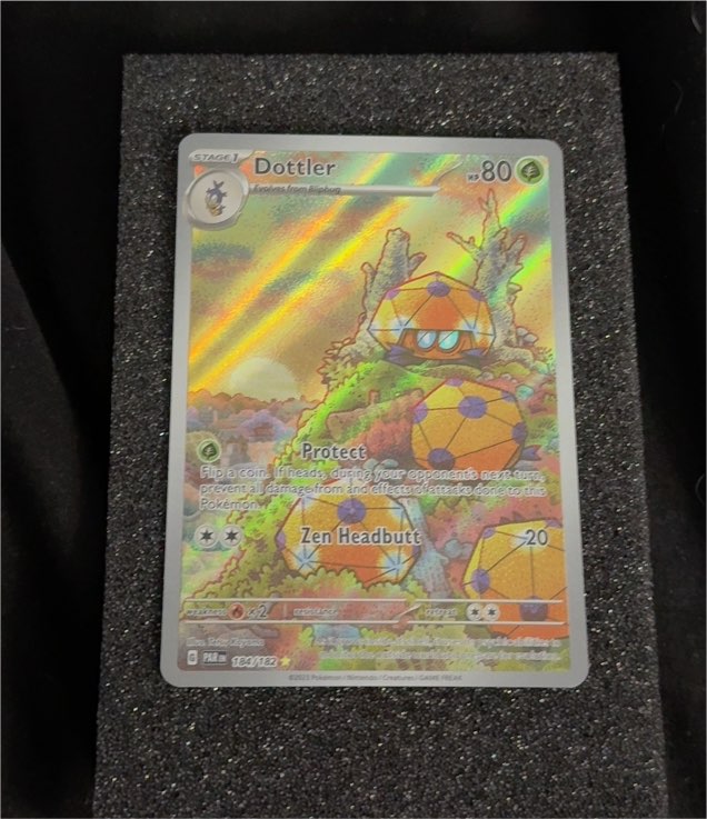 2023 Pokémon Scarlet & Violet Paradox Rift #184 Dottler Illustration Rare Holo — front