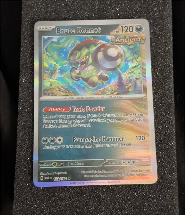 2023 Pokémon Scarlet & Violet Paradox Rift #123 Brute Bonnet — front