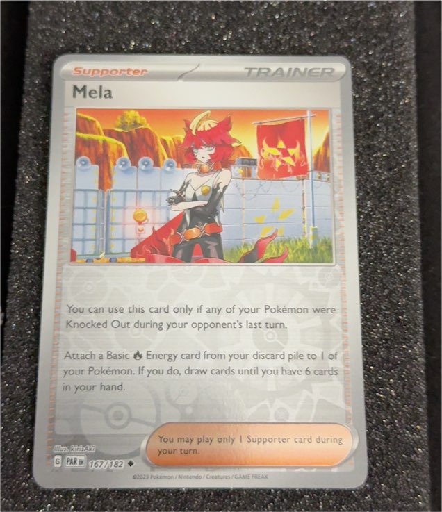 2023 Pokémon Paradox Rift #167 Mela — front