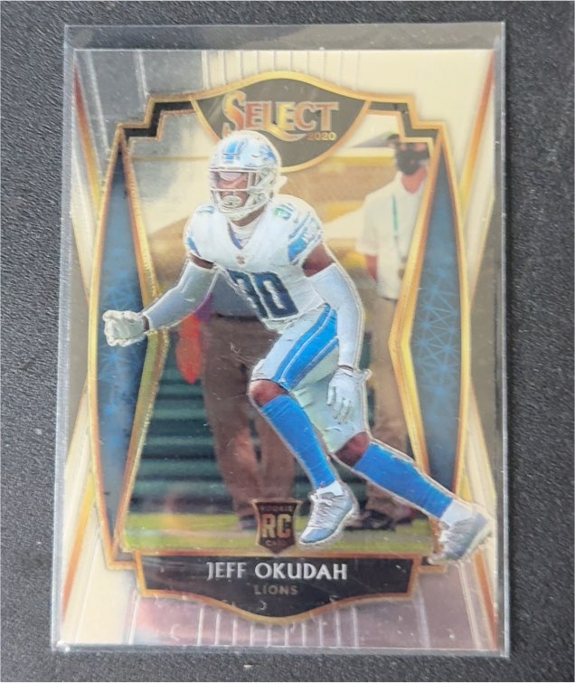 2020 Panini Select #186 Jeff Okudah — front