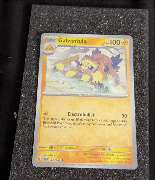 2023 Pokémon Scarlet & Violet Paradox Rift #065 Galvantula — front