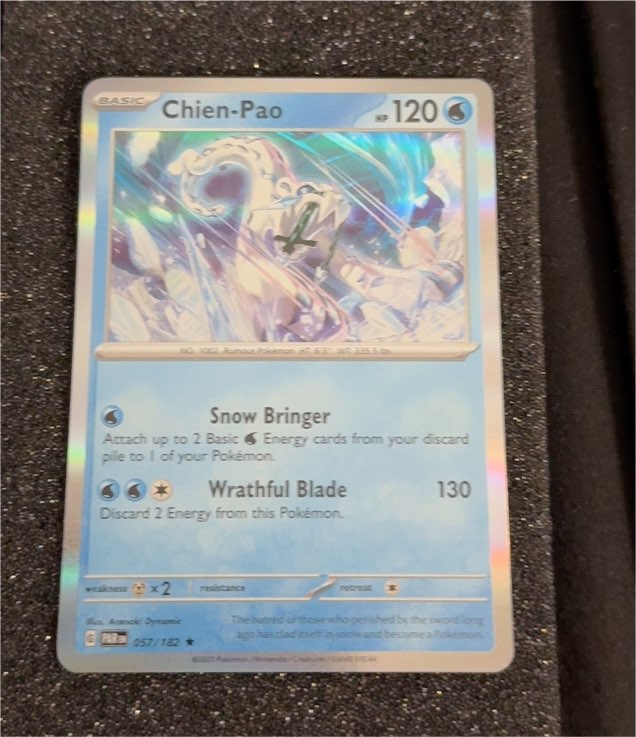 2023 Pokémon TCG Paradox Rift #057 Chien-Pao — front