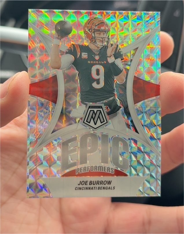2024 Panini Mosaic Epic Performers #EP-JB Joe Burrow — front