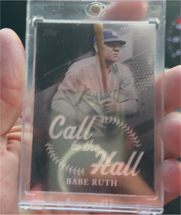 2025 Topps Series 1 Call to the Hall #CTH-14 Babe Ruth — front