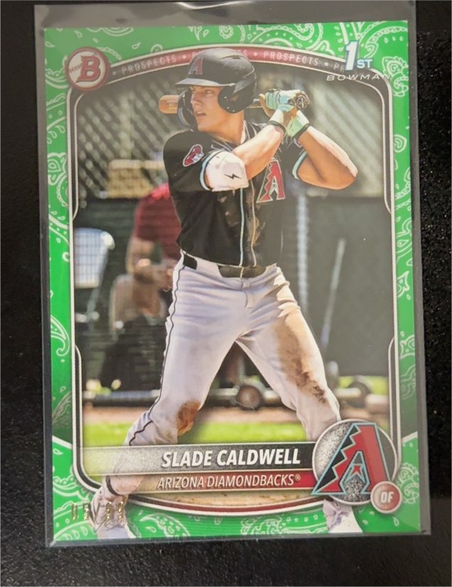 2025 Bowman #BP-21 Slade Caldwell — front
