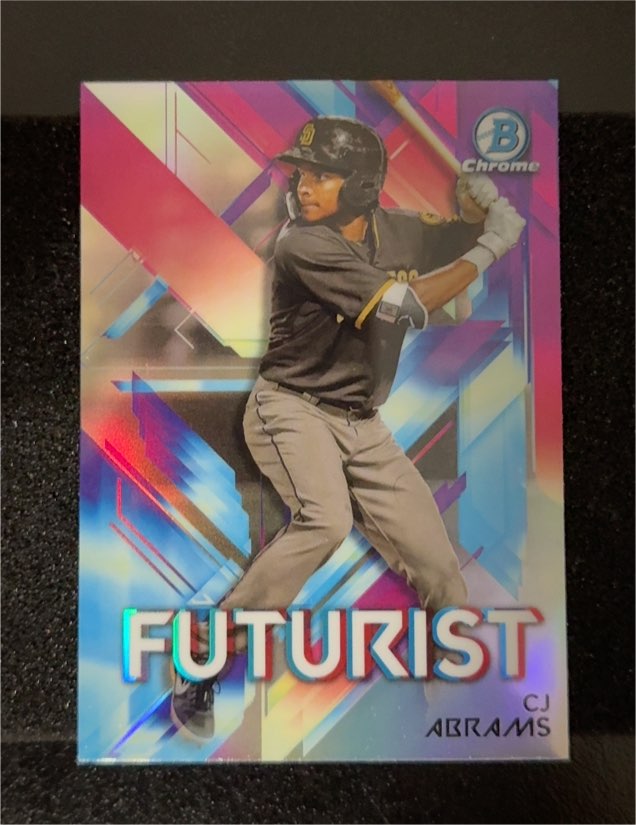 2021 Bowman Chrome #FUT-CA CJ Abrams Futurist — front
