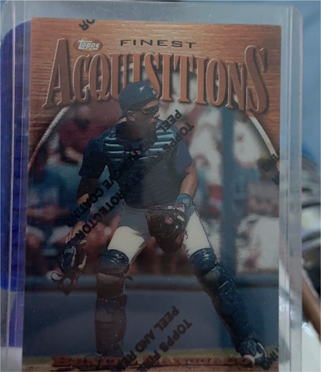 1997 Topps Finest #247 Benito Santiago Acquisitions — front