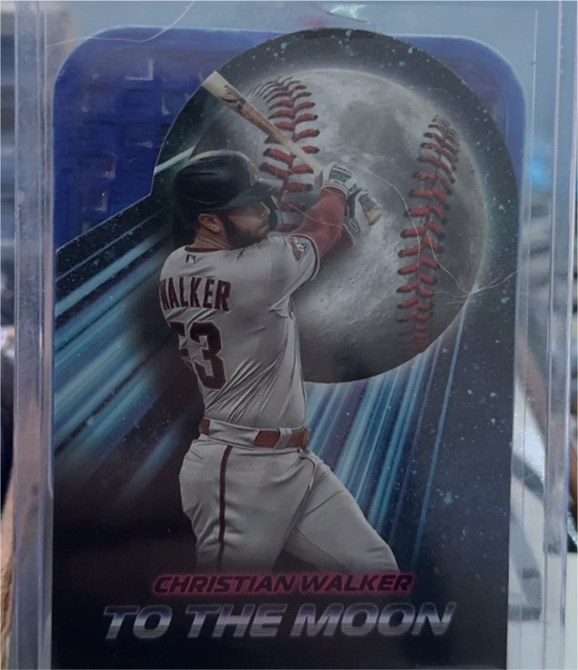 2024 Topps Big League #TM-30 Christian Walker To the Moon Die-Cuts — front