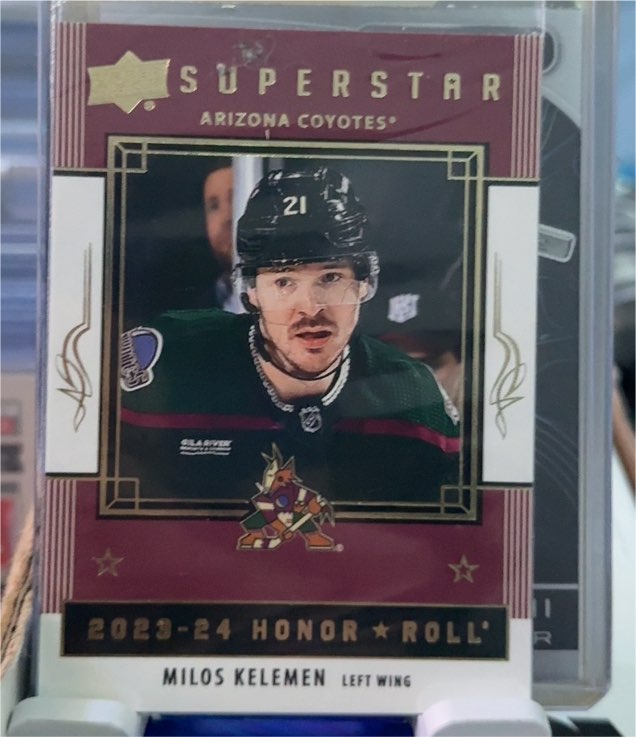 2023-24 Upper Deck Superstar Honor Roll #HR48 Milos Kelemen — front