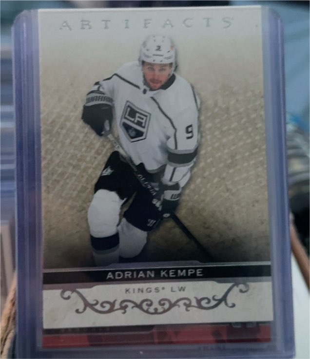 2021-22 Upper Deck Artifacts #18 Adrian Kempe — front