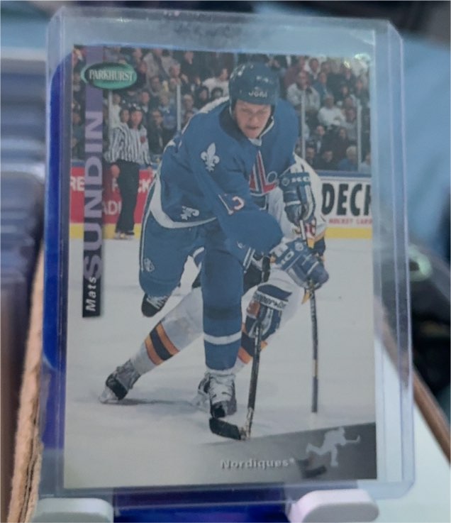 1994-95 Parkhurst #185 Mats Sundin — front