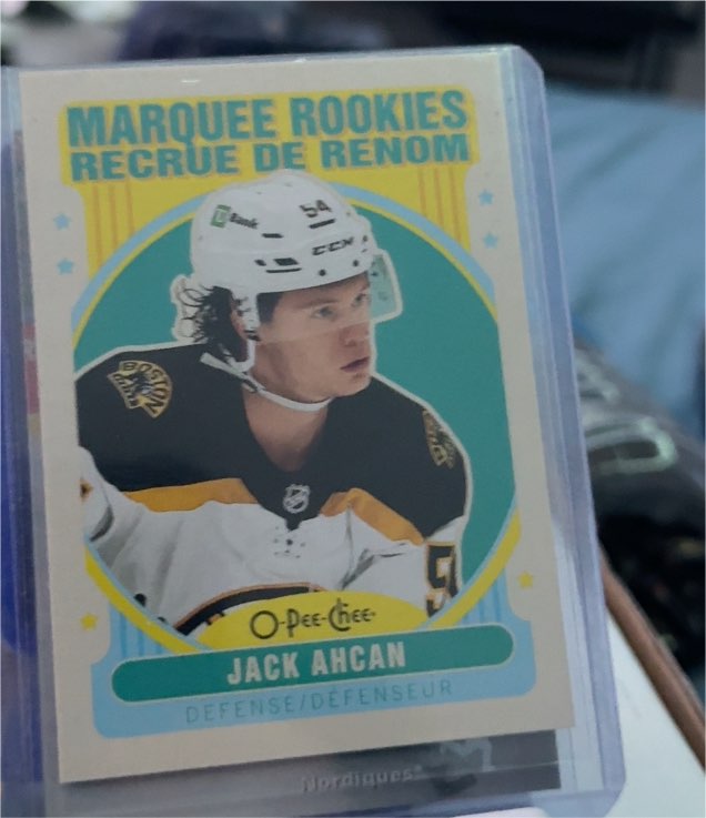 2021-22 O-Pee-Chee Marquee Rookies Retro #635 Jack Ahcan — front