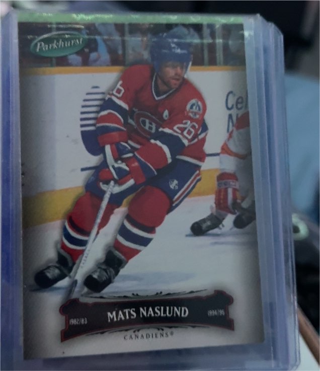 2006-07 Upper Deck Parkhurst #86 Mats Naslund — front