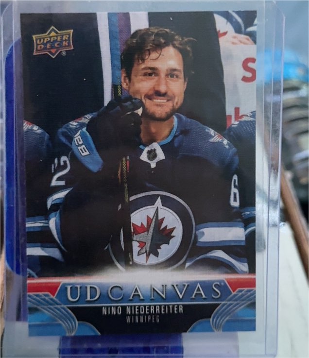 2023-24 Upper Deck UD Canvas #C87 Nino Niederreiter — front