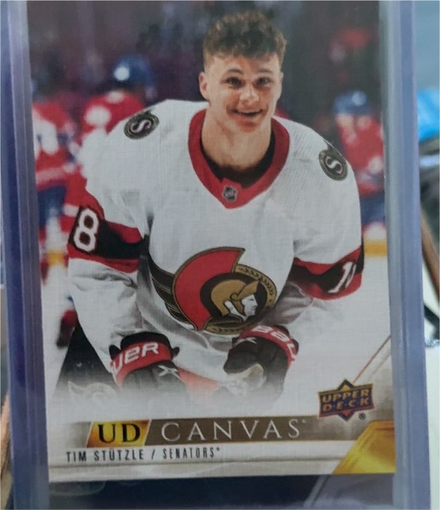 2022-23 Upper Deck Series 2 Canvas #C179 Tim Stutzle — front