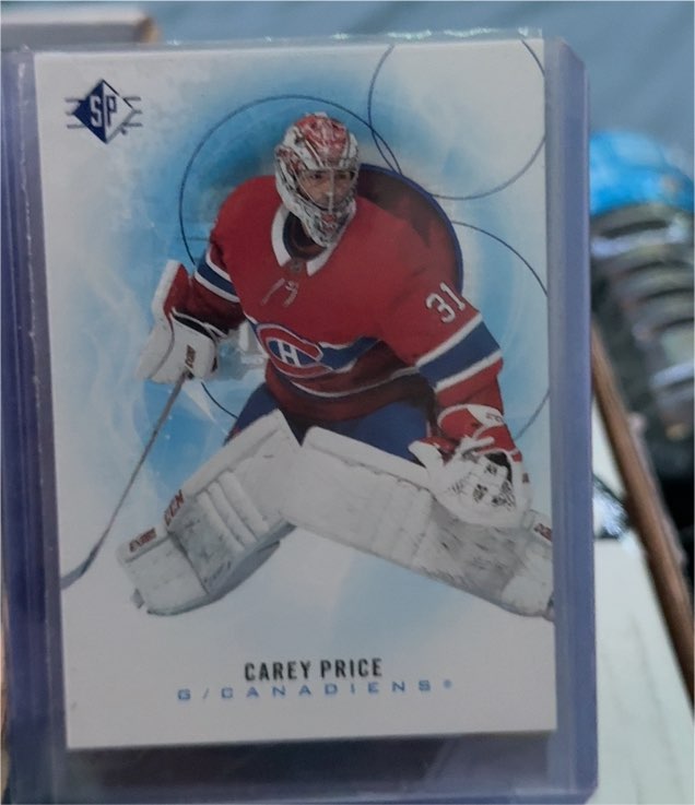 2020-21 Upper Deck SP Blue #74 Carey Price — front