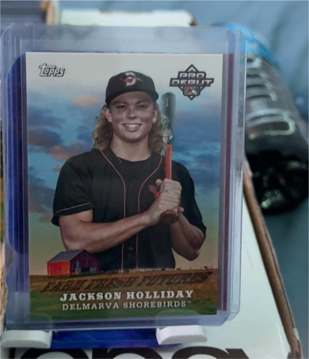 2023 Topps Pro Debut Farm Fresh Futures #FF-1 Jackson Holliday — front