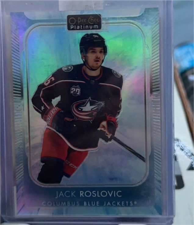 2021-22 O-Pee-Chee Platinum #89 Jack Roslovic — front