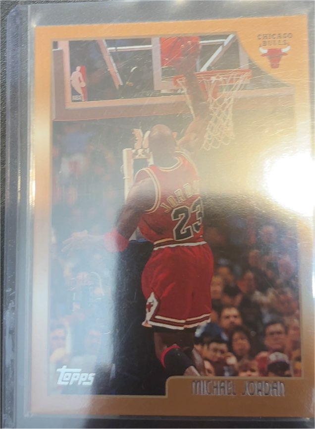 1998-99 Topps #77 Michael Jordan — front